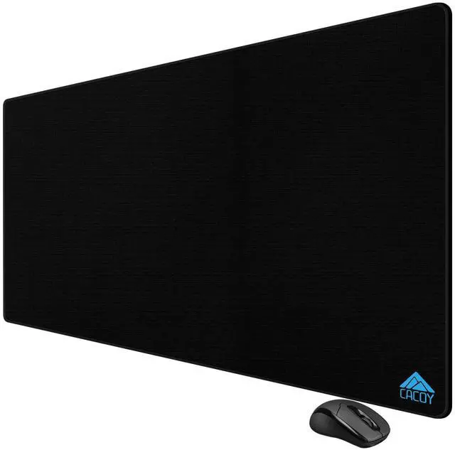 Main image of 48'' x 24'' XXL Gaming Mouse Pad, Large Computer Mouse Pad, Special-Textured Surface Desk Mat, Non-Slip Rubber Base Desk Matt for Desktop with Stitched Edges, Extended Keyboard Mouse Mat, Black
