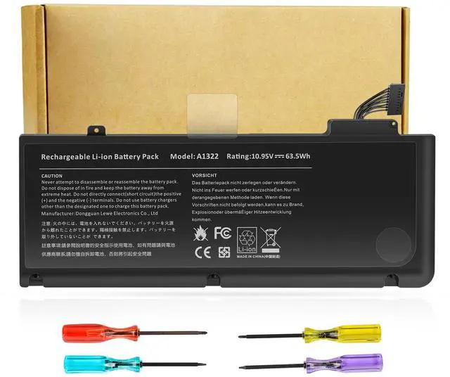 Main image of A1322 A1278 Laptop Battery for MacBook Pro 13" Mid 2012 2010 Late 2011 Early 2011 661-5229 661-5557 020-6547-A 020-6765-A