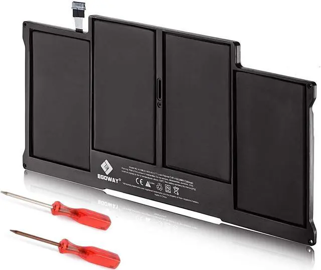 Main image of A1466 A1369 MacBook Air 13 inch Battery, for A1466 (Mid 2012/2013, Early 2014/2015, 2017), A1369 (Late 2010, Mid 2011), fits A1405 A1377 A1496, EMC 3178 2925 2632 2469 2392 2559