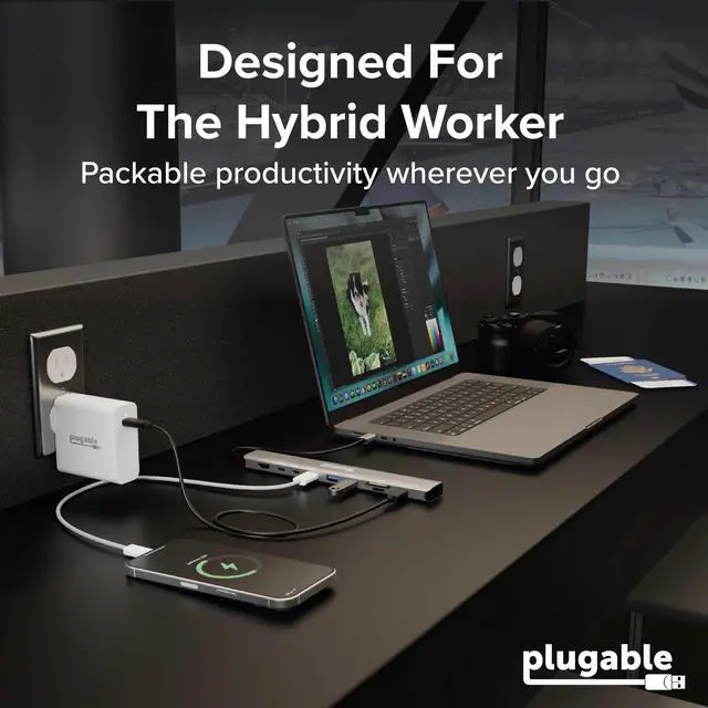 Alt view image 6 of 7 - USB C Hub: 10-in-1 Multiport Adapter (8K/4K 144Hz HDMI 2.1, 2.5G Ethernet, 140W Charging, 10Gbps Data) Driverless IT Deployment for MacBook Pro/Air Windows Thunderbolt Chromebook, USBC-10IN1E