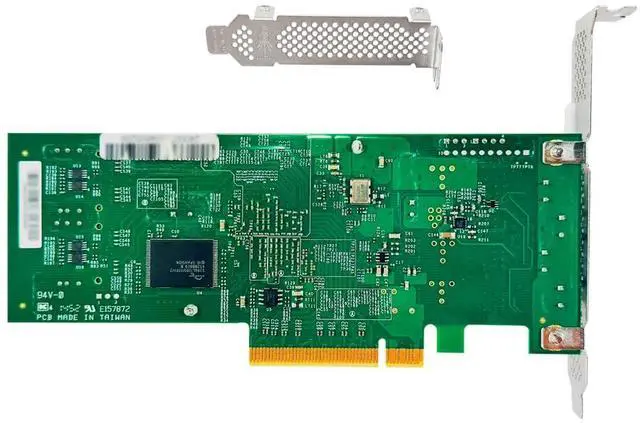 Alt view image 3 of 4 - SAS HBA Card Compatible with LSI 9211 & 9207-8i IT Mode PCIe SATA Expansion Card, 8-Port 6Gbps PCIe 3.0, Expander Support, HBA Controller with 2X SFF-8087 to 4X 8482 SAS Cables for TrueNAS unRAID NAS