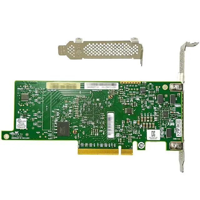 Alt view image 3 of 5 - SAS HBA Card Compatible with LSI 9207-8i IT Mode PCIe SATA Expansion Card, SAS Expander Support, 8-Port 6Gbps PCIe 3.0 x8, HBA Controller with 2 SFF-8087 to 4× SATA Cables,ZFS TrueNAS unRAID NAS