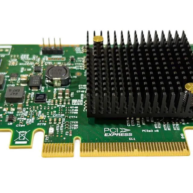 Alt view image 4 of 5 - SAS HBA Card Compatible with LSI 9207-8i IT Mode PCIe SATA Expansion Card, SAS Expander Support, 8-Port 6Gbps PCIe 3.0 x8, HBA Controller with 2 SFF-8087 to 4× SATA Cables,ZFS TrueNAS unRAID NAS