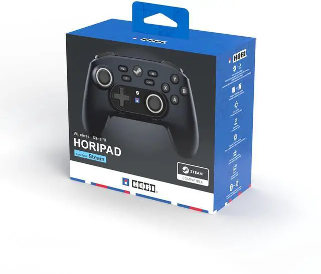 Main image of Wireless HORIPAD for Steam (Midnight Black) - Pro Controller Designed for Steam