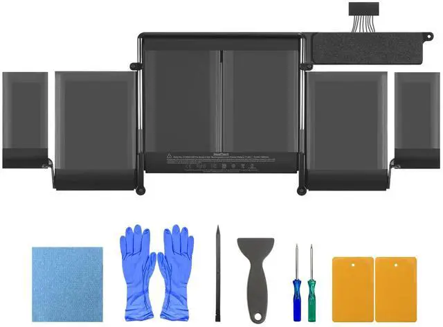 Main image of A1502 Battery Replacement for MacBook Pro 13-inch A1502 (Early 2015, Mid 2014, Late 2013) Retina A1493/A1582 Battery