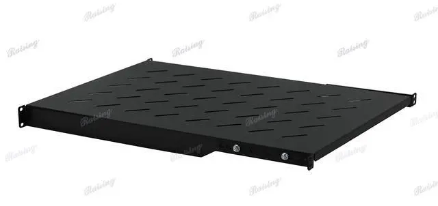 Alt view image 2 of 5 - Fixed Rack Server Shelf 1U 19 inch Shelves 4 Post Rack Mount Adjustable Deep for Network 30-35Inch Depth