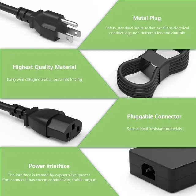Alt view image 3 of 7 - 330W 280W AC Adapter Charger Compatible with Acer Predator Helios Neo 16 18 14 300 500 700 PHN16-73 PH16-72 PH18-72 PHN18-72 Triton 14 16 300 500 Nitro 16 17 18 5 AN17-72 AN18-61 N20Q3 Power Supply