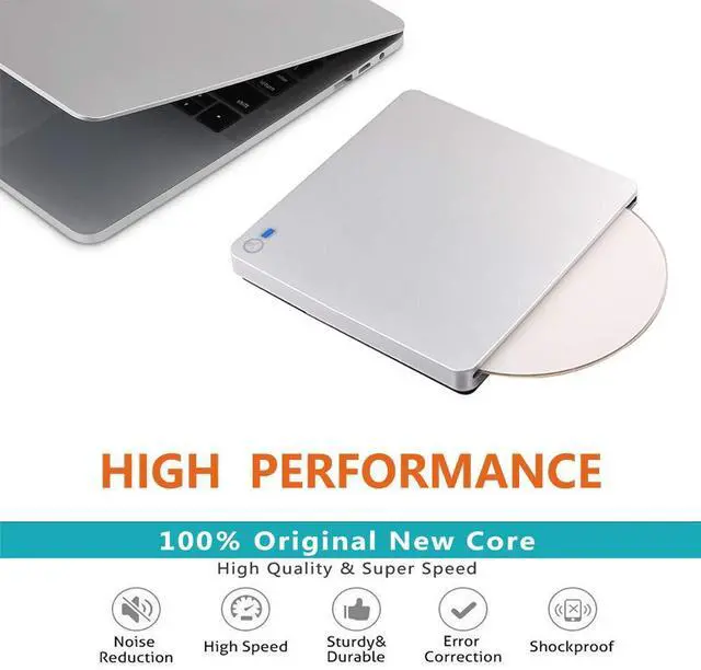Alt view image 4 of 7 - External 3D Blu Ray DVD Drive, USB 3.0 and Type-C Blu Ray CD DVD Drive Player Ultra Slim Slot-in CD DVD Burner with Smart Touch Compatible with Windows XP/7/8/10, Mac OS for MacBook, Laptop, PC