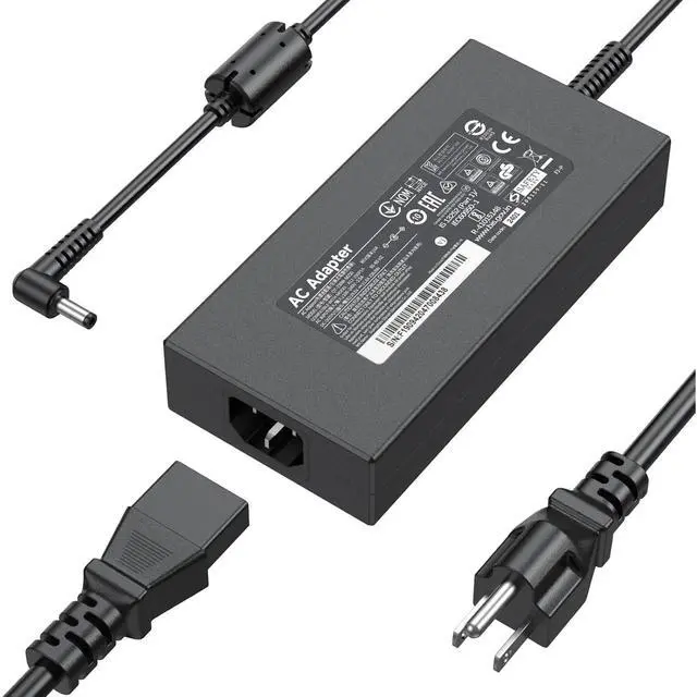 Alt view image 2 of 7 - 230W Charger Compatible with MSI GE75 GE65 GE63 Raider, GL65 GL75 GP65 GP75 Leopard, GS65 GS75 Stealth, P65 P75 Creator, 19.5V 11.8A Adapter, 5.5mm x 2.5mm Tip, Replaces ADP-230EB T A12-230P1A