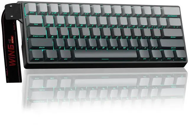 Main image of Aula WIN60 HE - 60% Mechanical Gaming Keyboard Wired, Hall Effect Magnetic Switch Hot Swappable,8000 Hz Polling Rate, RGB Keyboard 60 Percent Compact Design for PC (Gradient Gray)