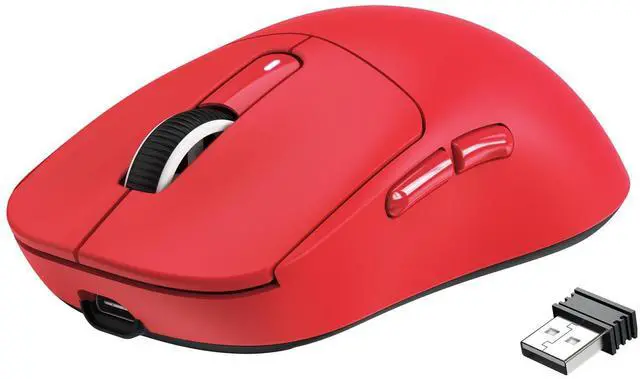 Main image of ATTACK SHARK X3 Wireless Gaming Mouse, 49g Ergonomic Computer Mouse, Triple Modes PAW3395 26K DPI Optical Sensor, 200h Battery Life, Programmable Buttons, Gaming Accessories for PC/Laptop/Mac (Red)