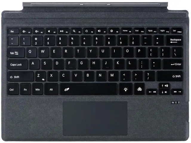 Main image of Type Cover for Microsoft Surface Pro 7+ / Pro 7/6 / 5/4 / 3, 12.3 inch, Ultra-Slim Wireless Bluetooth Tablet Keyboard with Multi Touchpad (Charcoal)