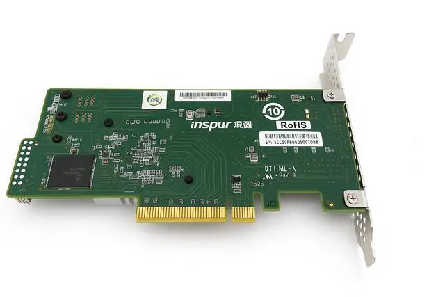 Alt view image 3 of 3 - LSI Broadcom SAS 9300-8i 8-Port 12Gb/s SATA+SAS PCI-Express 3.0 Low Profile Host Bus Adapter