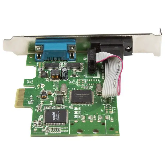 Alt view image 3 of 5 - 2-Port PCI Express Serial Card with 16C1050 UART - RS232 Low Profile Serial Card - PCI Serial Card, TAA (PEX2S1050)