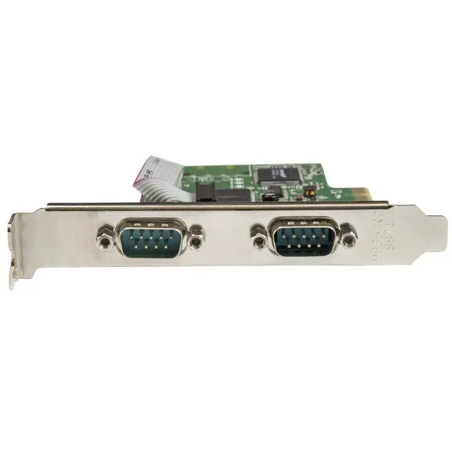 Alt view image 4 of 5 - 2-Port PCI Express Serial Card with 16C1050 UART - RS232 Low Profile Serial Card - PCI Serial Card, TAA (PEX2S1050)
