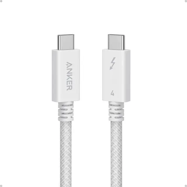 Main image of Prime Thunderbolt 4 Cable, 3.3 ft USB C to USB C Cable, 240W Charging, 40Gbps Data Transfer, Supports 8K/4K Displays, for iPhone 16 Series, MacBook Air, iPad, Samsung (Thunderbolt 4-Certified)
