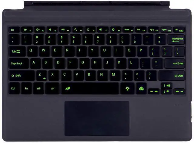 Main image of Type Cover for Microsoft Surface Pro 7+ / Pro 7/6 / 5/4 / 3, 12.3 inch, Ultra-Slim Wireless Bluetooth Tablet Keyboard with Multi Touchpad (Onyx)