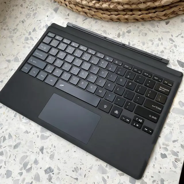 Alt view image 6 of 7 - Type Cover for Microsoft Surface Pro 7+ / Pro 7/6 / 5/4 / 3, 12.3 inch, Ultra-Slim Wireless Bluetooth Tablet Keyboard with Multi Touchpad (Onyx)