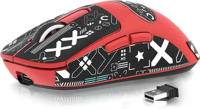 Main image of ATTACK SHARK X3 Wireless Gaming Mouse, 49g Bluetooth/2.4G/USB-C Ergonomic Computer Mouse, PAW3395 26K DPI Sensor, 200h Battery Life, Programmable Buttons Griptape, Gaming Accessories for PC/Laptop/Mac