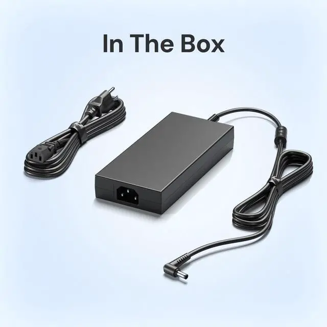 Alt view image 6 of 6 - 230W Charger Fit for MSI GS66 GS75 GS76 Stealth, Intel NUC PC Kits, Eluktronics, Gigabyte Aorus 15 15G 15P 17 Aero 5 15 16 OLED X16 Laptop, Chicony A17-230P1A, FSP230-AJAN3 Power Adapter