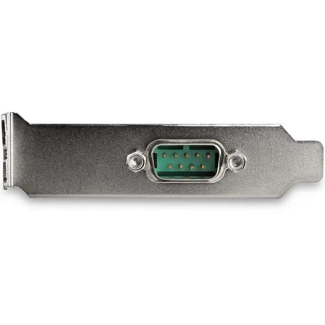 Alt view image 2 of 5 - 1 Port PCI Express RS232 Serial Adapter Card - PCIe RS232 Serial Host Controller Card - PCIe to Serial DB9 - 16950 UART - Low Profile Expansion Card - Windows & Linux , TAA (PEX1S953LP)