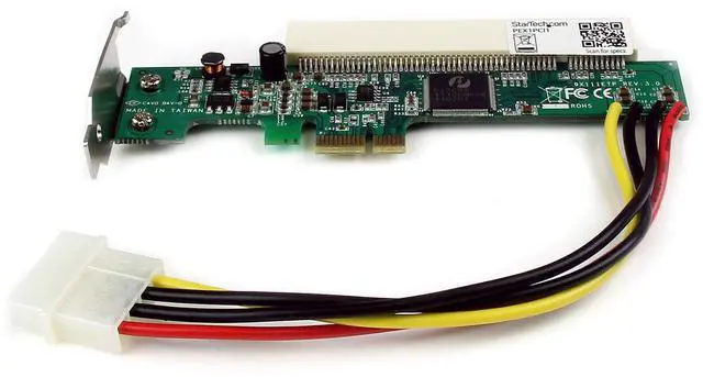Alt view image 2 of 5 - PCI Express to PCI Adapter Card - PCIe to PCI Converter Adapter with Low Profile / Half-Height Bracket , TAA (PEX1PCI1)
