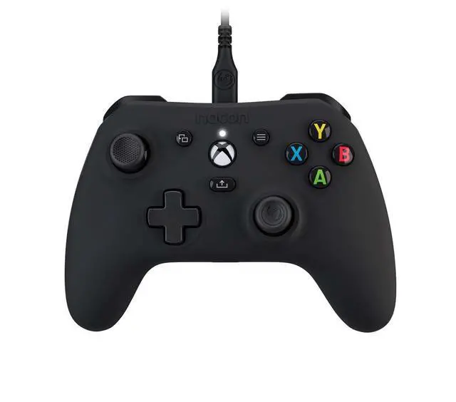 Alt view image 4 of 7 - Evol-X Pro Wired Controller Officially Licensed for Xbox Series X|S, Xbox One, and PC - Mappable Back Buttons -Dual Vibration Motors -3.5mm Audio Jack - Soft-Touch Black