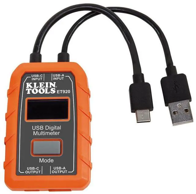 Main image of ET920 USB Power Meter, USB-A and USB-C Digital Meter for Voltage, Current, Capacity, Energy and Resistance
