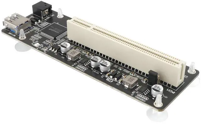 Alt view image 3 of 6 - PCIe to PCI Adapter, PCI Express x1 Converter, Extender for Desktop External Capture Sound Card Expansion, LTD18