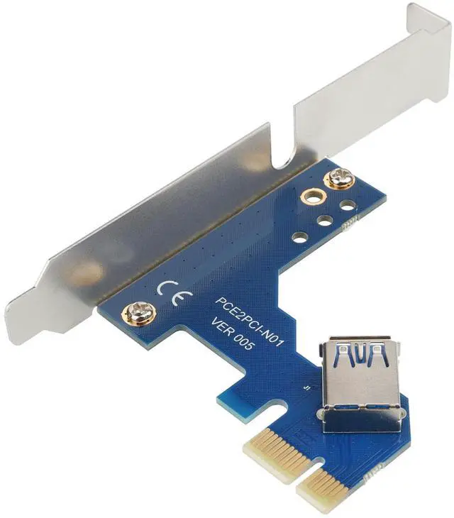 Alt view image 4 of 6 - PCIe to PCI Adapter, PCI Express x1 Converter, Extender for Desktop External Capture Sound Card Expansion, LTD18