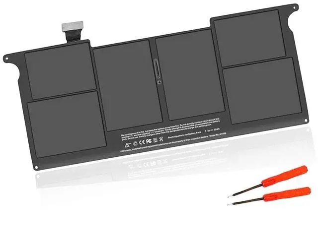 Main image of A1495 A1406 New Laptop Battery Replacement for MacBook Air 11 Inch A1465 A1370 (Mid 2011 2012 2013 Early 2014 2015 Version); MC968 MD223 MD711 020-7376-A 020-7377-A