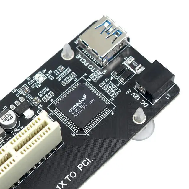 Alt view image 5 of 7 - PCIe to PCI Adapter | Single/Dual Slot Converter with USB 3.0 Cable | Legacy Device Expansion for Audio Interfaces & Capture Cards