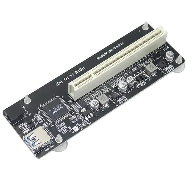 Alt view image 6 of 7 - PCIe to PCI Adapter | Single/Dual Slot Converter with USB 3.0 Cable | Legacy Device Expansion for Audio Interfaces & Capture Cards