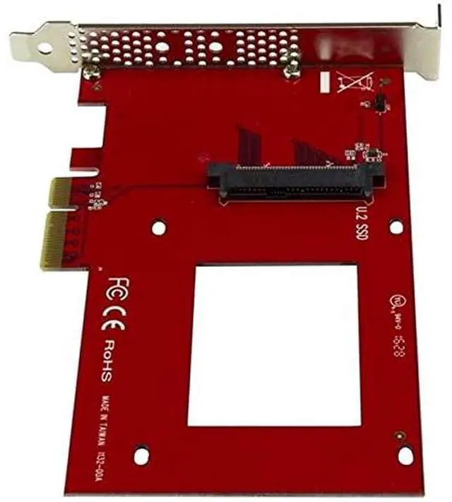 Alt view image 3 of 7 - PEX4SFF8639 U.2 to PCIe Adapter