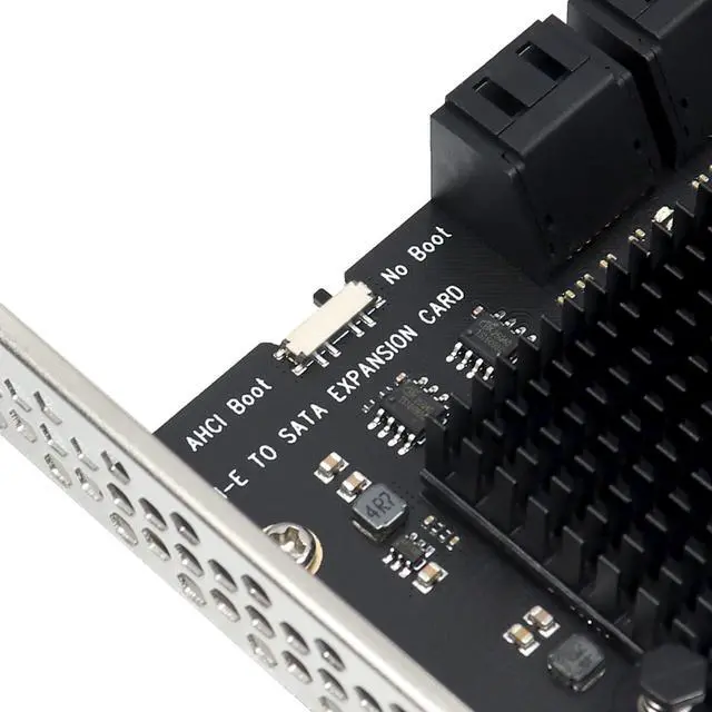 Alt view image 4 of 7 - SATA Expansion Card 10 Ports,6Gbps PCI Express x1 to SATA 3.0 Controller Card for Windows XP/7/8/10 SSD HDD