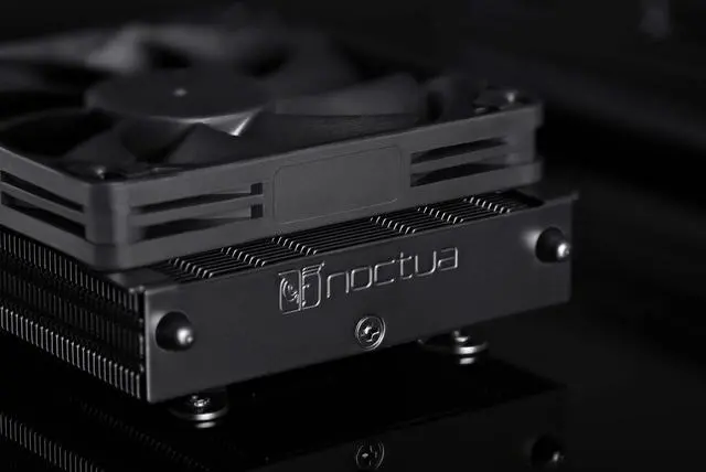 Alt view image 5 of 5 - NH-L9a-AM5 chromax.Black, Premium Low-Profile CPU Cooler for AMD AM5 (Black)