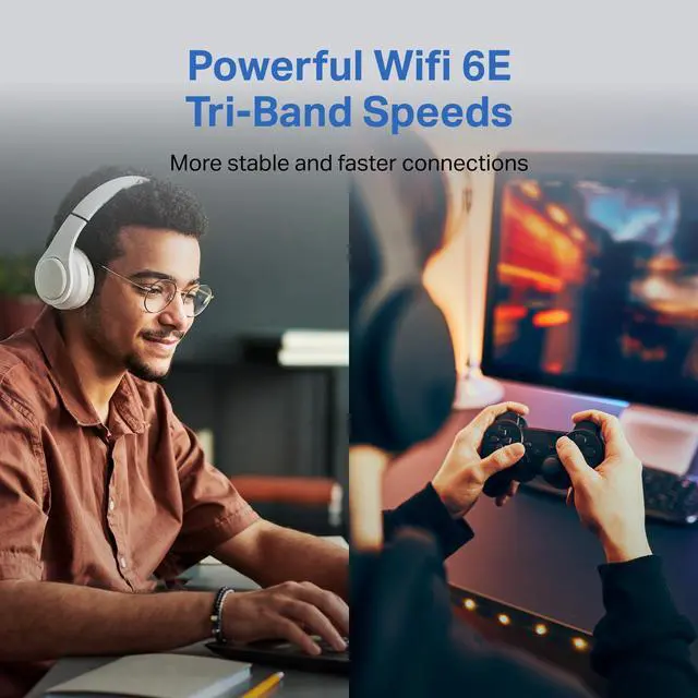 Alt view image 3 of 7 - WiFi 6E USB Adapter for Desktop PC - (Archer TXE50UH) AXE3000 Tri-Band Wireless Network Adapter, Ultra-Low Latency, MU-MIMO, OFDMA, Refined Security, WPA3, Supports Windows 11/10