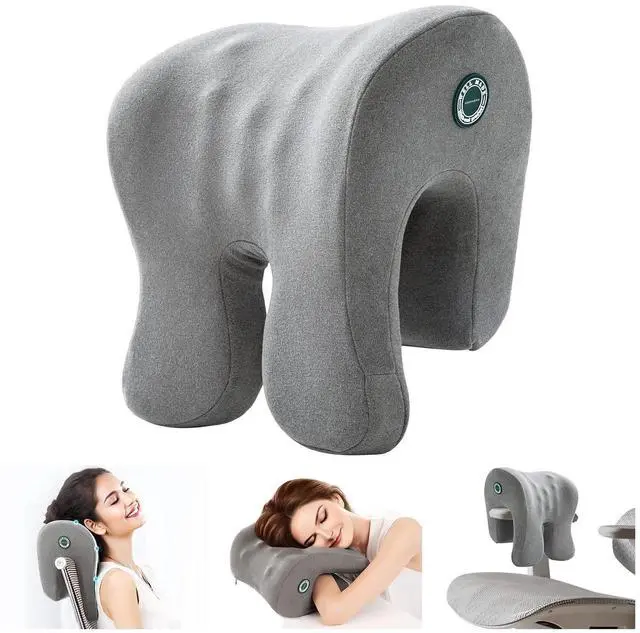 Main image of Headrest Office Chair Neck Pillow Ergonomic Memory Foam Desk Pillow for Napping - Multifunctional Comfort for Adult Workstations,Neck Support Pillow Chair for Car, Office, Gaming