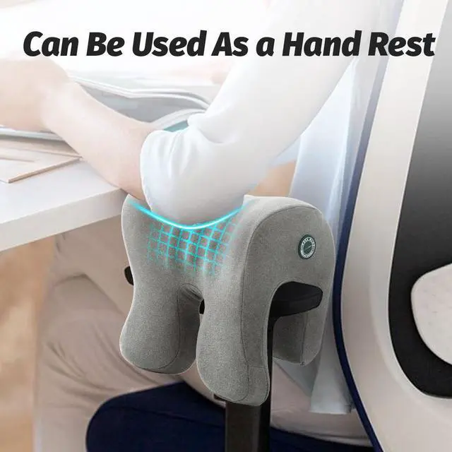 Alt view image 6 of 7 - Headrest Office Chair Neck Pillow Ergonomic Memory Foam Desk Pillow for Napping - Multifunctional Comfort for Adult Workstations,Neck Support Pillow Chair for Car, Office, Gaming