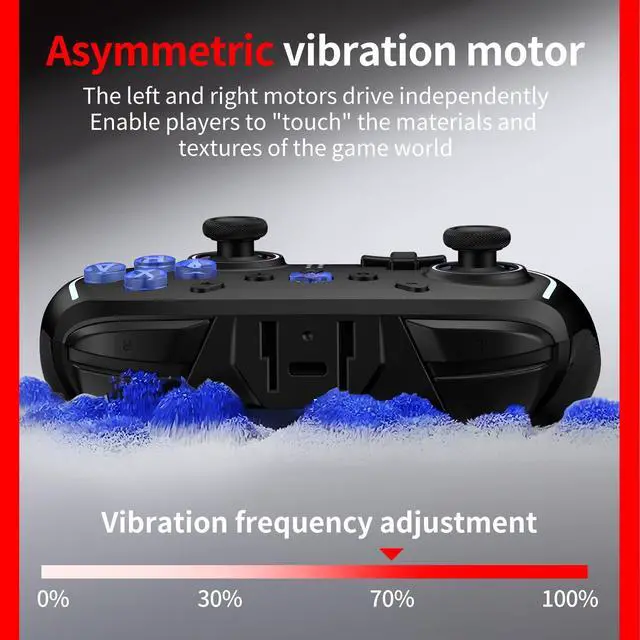 Alt view image 4 of 7 - Compatible with Nintendo Switch/Switch OLED/Switch Lite/Switch 2, PC, Android, iOS - 6-Axis Gyro, Dual 4-Level Vibration, Anti-Drift Joysticks, Turbo,2 Programmable Buttons,Wake-Up,Screenshot