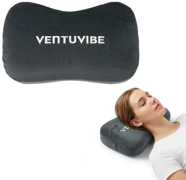 Main image of Neck Pillows-Chair Headrest,Neck & Cervical Pillows-Memory Foam,Black
