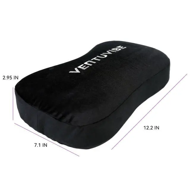 Alt view image 6 of 7 - Neck Pillows-Chair Headrest,Neck & Cervical Pillows-Memory Foam,Black