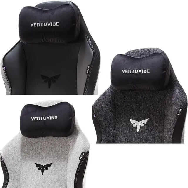 Alt view image 2 of 7 - Neck Pillows-Chair Headrest,Neck & Cervical Pillows-Memory Foam,Black