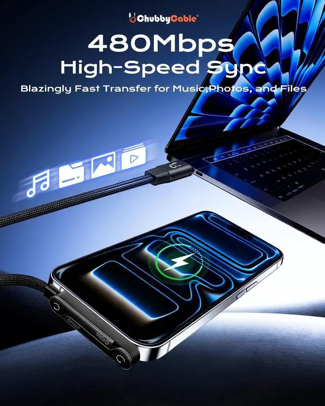 Alt view image 7 of 7 - StandLite 240W Braided Fast Charge Cable with Built-in Phone Stand T-Shaped Foldable Durable USB-C Cord 90 Degree USB C Cable Right Angle Multi-Functional Charger Cord, Black, 4.9FT
