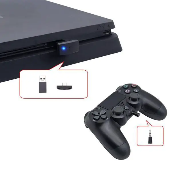 Alt view image 3 of 7 - Bluetooth Dongle Adapter USB 5.0 RALAN,Wireless Mini Microphone USB Audio Adapter Receiver Compatible with PS4 /PS5
