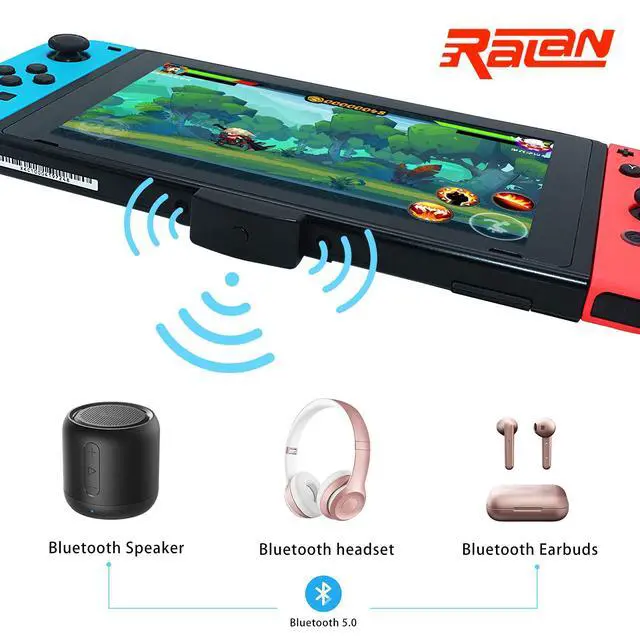 Alt view image 7 of 7 - Bluetooth Dongle Adapter USB 5.0 RALAN,Wireless Mini Microphone USB Audio Adapter Receiver Compatible with PS4 /PS5