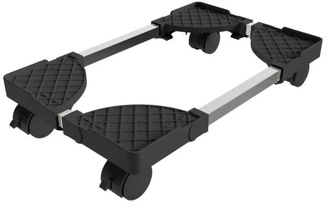 Main image of Computer Tower Stand, Adjustable Mobile CPU Stand Fits Most PC Tower, Desktop CPU Holder with 4 Rolling Caster Wheels, PC Floor Cart Riser Gaming Desk Accessories
