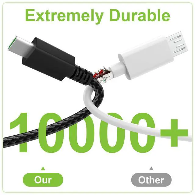Alt view image 5 of 5 - USB C Mouse Charging Cable Power Cord Compatible with Razer Viper V2 Pro, Razer Viper V3 Pro, DeathAdder V3 Pro, Basilisk V3 Pro, Razer Basilisk V2 Pro Hyperspeed Wireless Gaming Mouse, More