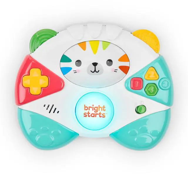 Main image of Gamer Buddy Baby Game Controller Toy, Tiger, Video Game Sound Effects and Melodies, Lights Up, 6 Months and Up