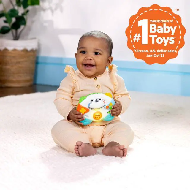 Alt view image 2 of 7 - Gamer Buddy Baby Game Controller Toy, Tiger, Video Game Sound Effects and Melodies, Lights Up, 6 Months and Up